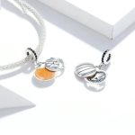 Ezüst charm (925), sütőtök