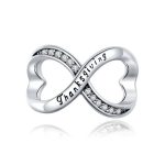 Ezüst charm (925), végtelen