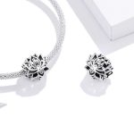 Ezüst charm (925), lótuszvirág