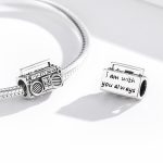 Ezüst charm (925), táskarádió