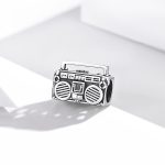 Ezüst charm (925), táskarádió