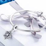 Ezüst charm (925), hópehely