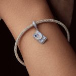 Ezüst charm, tarot kártya, A hold