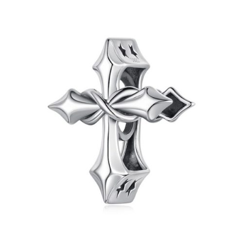 Ezüst charm (925), kereszt