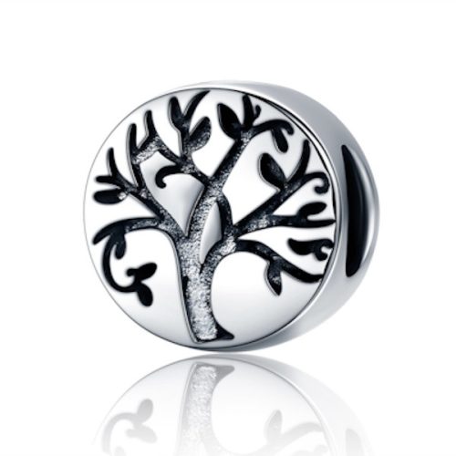 Ezüst charm, életfa
