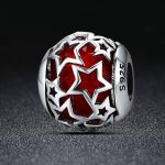 Ezüst charm csillagokkal