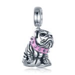 Ezüst charm (925), bulldog