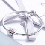 Ezüst charm, I LOVE MOM