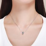 Ezüst charm, gyöngy