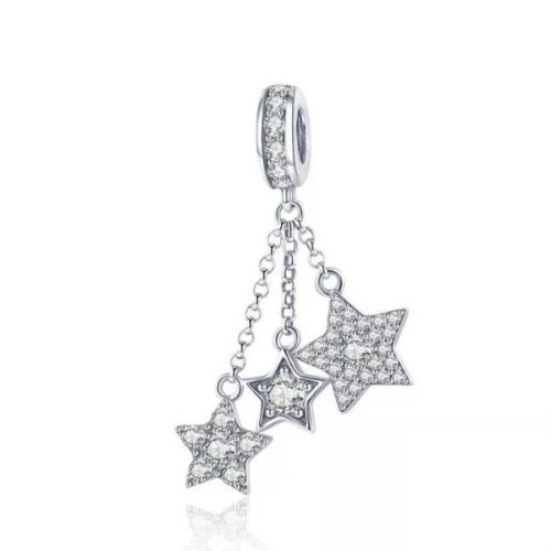 Ezüst charm (925) csillagokkal