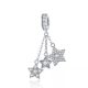 Ezüst charm (925) csillagokkal