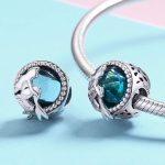 Ezüst charm (925), hableány