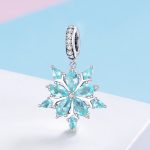 Ezüst charm (925), hópehely