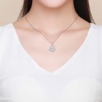 Ezüst charm (925), hópehely