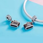 Ezüst charm (925), fényképezőgép