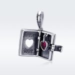 Ezüst charm (925), emlékkönyv