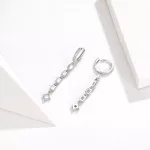 Ezüst fülbevaló cirkóniumkristállyal