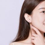 Ezüst fülbevaló, spirál