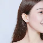 Ezüst fülbevaló, Hold és csillag