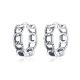 Ezüst karika-fülbevaló
