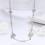 Ezüst nyaklánc, Nap és Hold