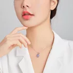 Ezüst nyaklánc  halpikkelyes medállal