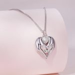 Ezüst női nyaklánc, babatalp