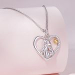 Ezüst női nyaklánc, anyai szeretet 