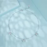 Ezüst nyaklánc masnikkal