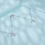 Ezüst nyaklánc masnikkal