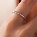 Ezüstgyűrű csavart mintával