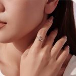 Ezüstgyűrű nyílformával