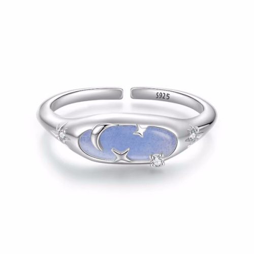 Ezüstgyűrű, csillagos égbolt