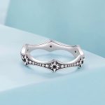 Ezüstgyűrű vintage stílusban, 7-es méret