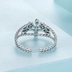 Ezüstgyűrű életfával