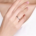 Ezüstgyűrű, geometrikus