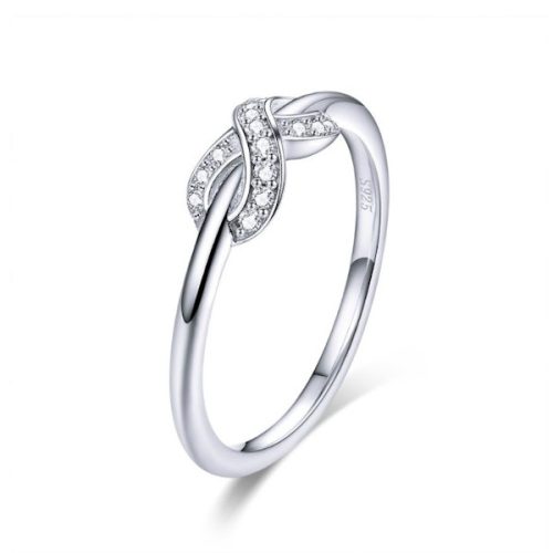 Ezüstgyűrű a végtelen jelével, 8-as méret