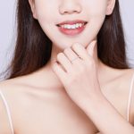 Ezüstgyűrű négyszögekkel, 6-os méret