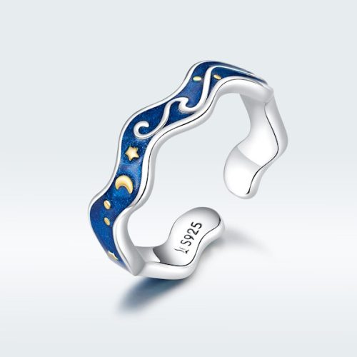 Ezüstgyűrű, csillagos égbolt