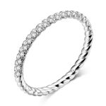 Ezüstgyűrű cirkóniumkristállyal, 6-os méret