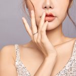 Ezüstgyűrű indamintával, 8-as méret