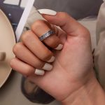 Ezüst női gyűrű vintage stílusban