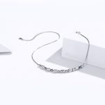 Ezüst bokalánc gyöngyökkel