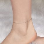 Ezüst bokalánc minimalista stílusban