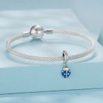 Ezüst charm (925), szerencsehozó katicabogár