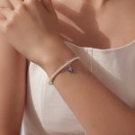 Ezüst charm (925), szerencsehozó katicabogár