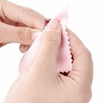 Silberputztuch, rosa