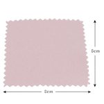 Silberputztuch, rosa