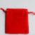  Tasche aus Cordstoff, rot