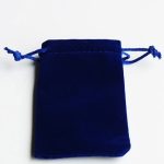  Tasche aus Cordstoff, blau